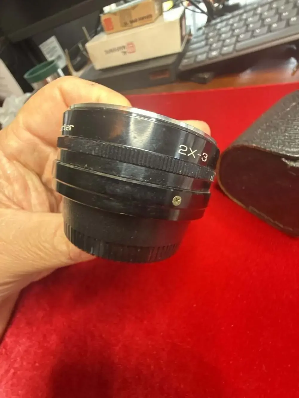 Vivitar Automatic Tele Converter 2X-3 Camera Lens with Case (D)
